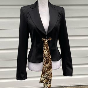Escada Black Pants Suit Set
